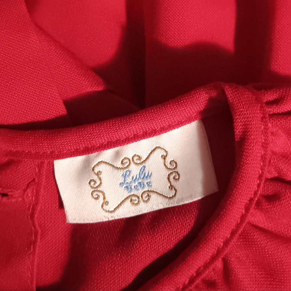 Lulu's Vibrant Red Garment - Picture 4 of 4